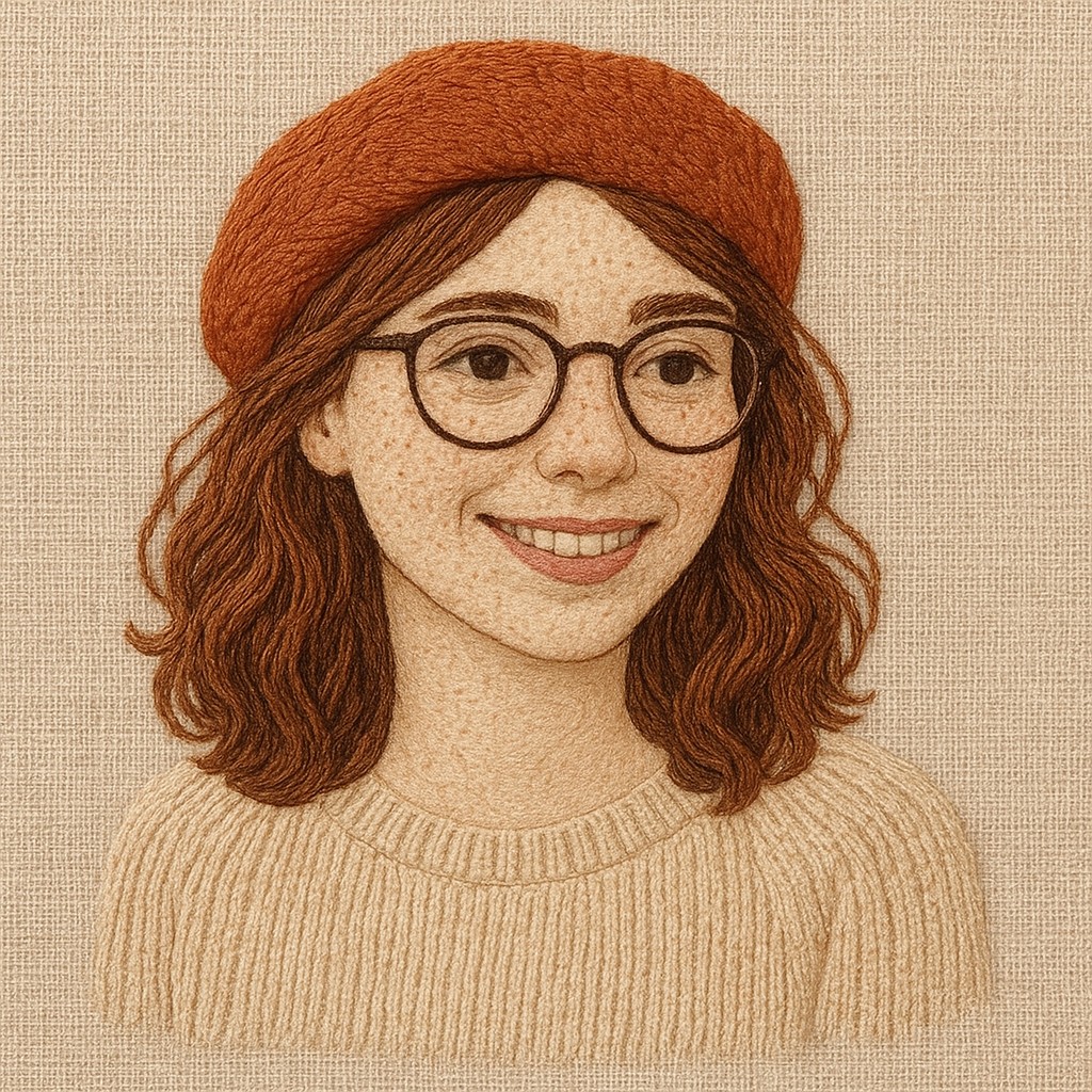Hand Embroidery Illustration / Textile Art Style Transfer Example
