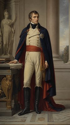 full-length portrait of an elegant figure