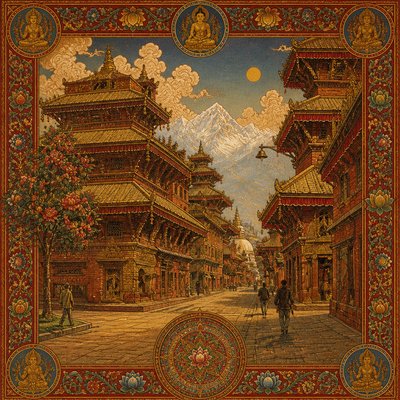 Nepali Art Style Style Transfer Example