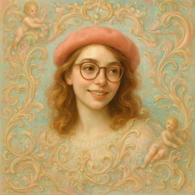 Rococo Art Style Style Transfer Example