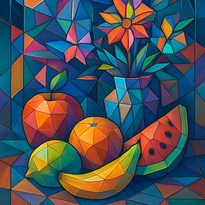 Neo-Cubism Art Style 3