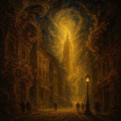 Celestial Glory Baroque Art Style Style Transfer Example