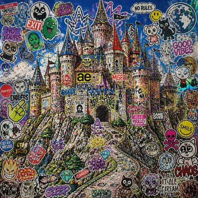 majestic castle on a hilltop