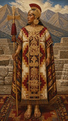 full-length portrait of an elegant figure