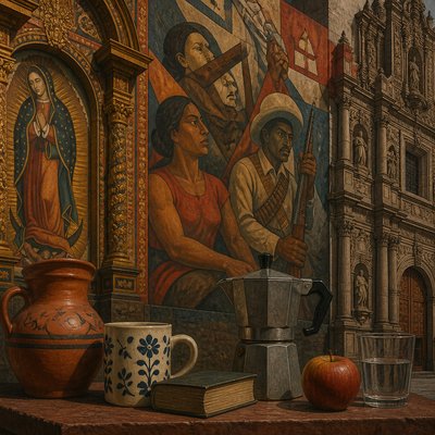 still life with everyday objects