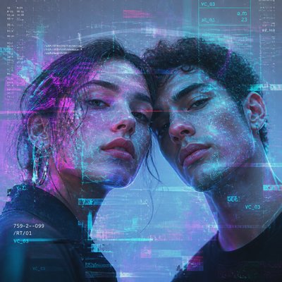 portrait of two people together
