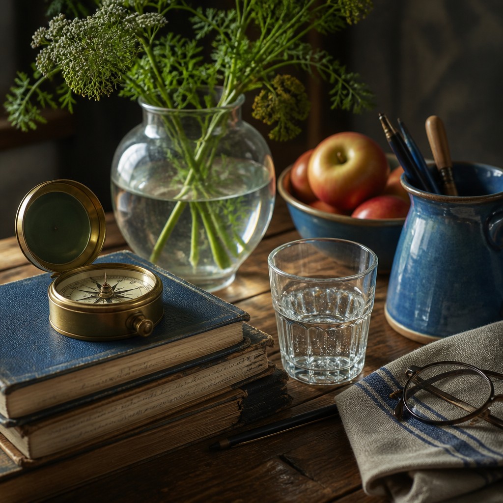 still life with everyday objects