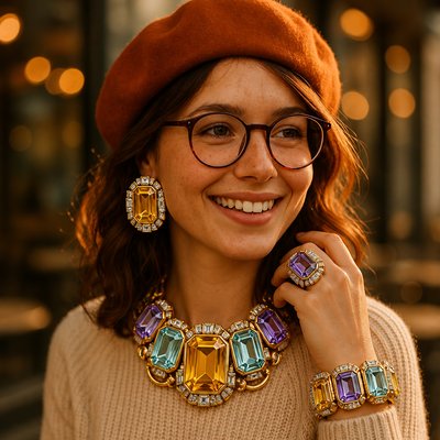 Cocktail Ring Era Jewelry Style Style Transfer Example