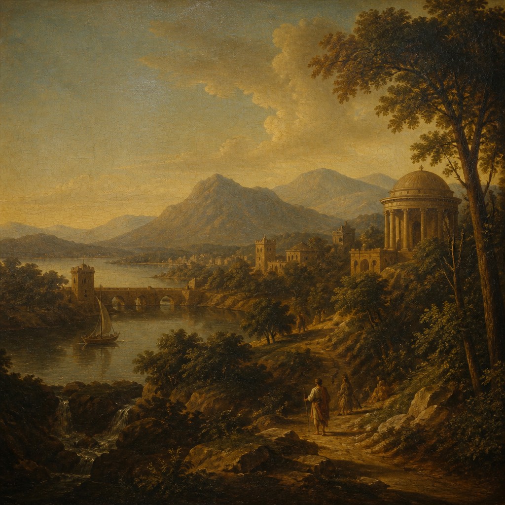 wide landscape with natural scenery