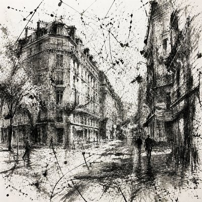 Randomness Art Style Style Transfer Example