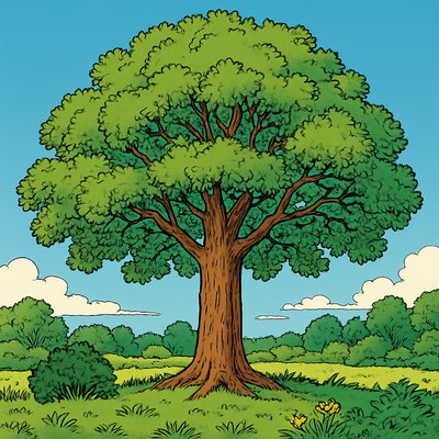 a tree in nature