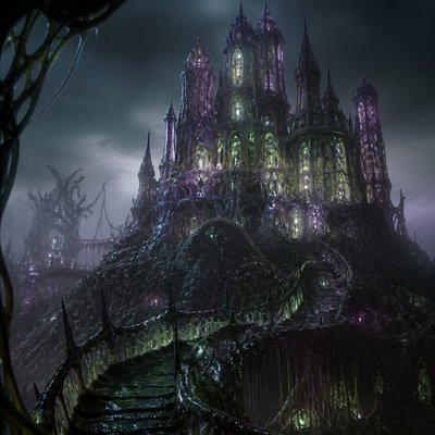 majestic castle on a hilltop