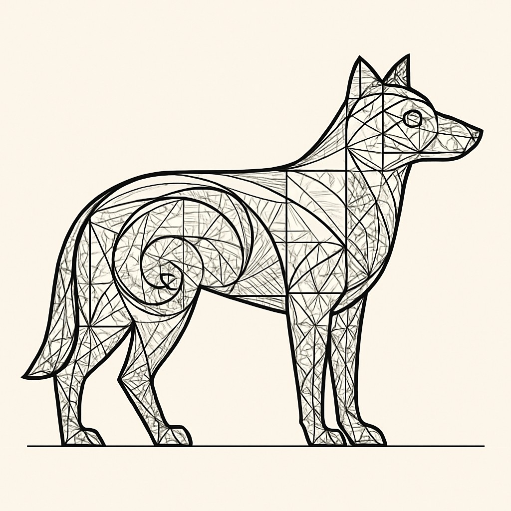 animal standing in natural pose