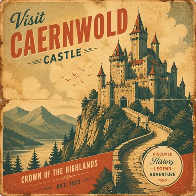 majestic castle on a hilltop