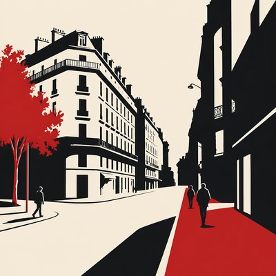 Minimalist Poster Design Style Transfer Example