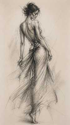 full-length portrait of an elegant figure