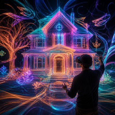 house with front view — VR Art Style