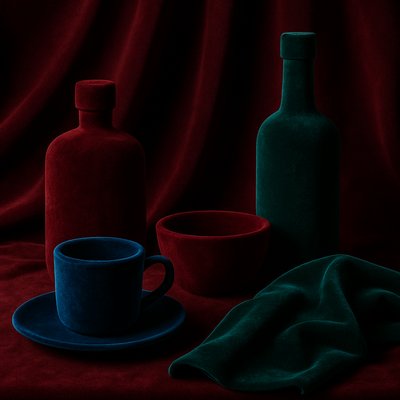 still life with everyday objects