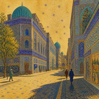 Samarkand Art Style Style Transfer Example