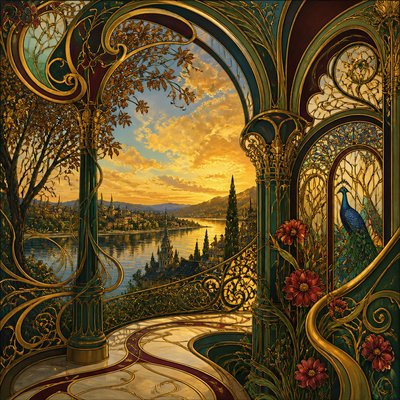 wide landscape with natural scenery