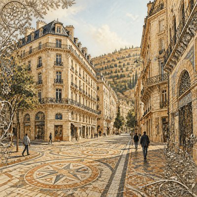 Israeli Art Style Style Transfer Example