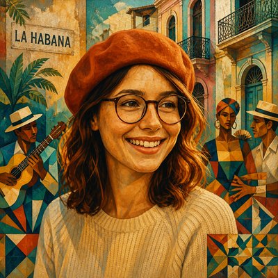 Havana Art Style Style Transfer Example
