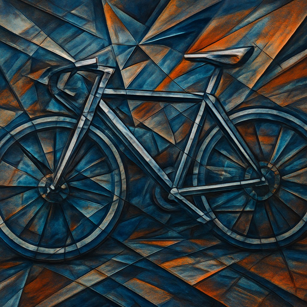 bicyle resting against a wall