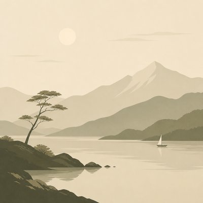 wide landscape with natural scenery