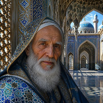 close-up portrait of an elderly person with expressive weathered features
