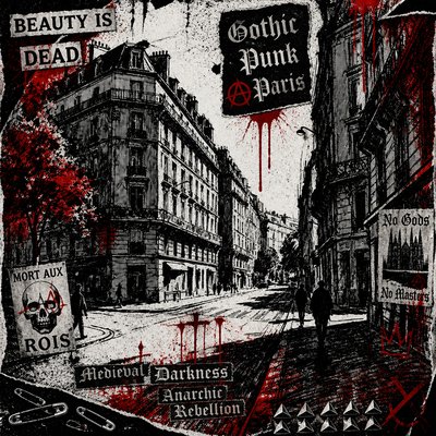 Gothic Punk Art Style Transfer Example