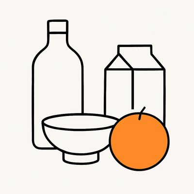 still life with everyday objects