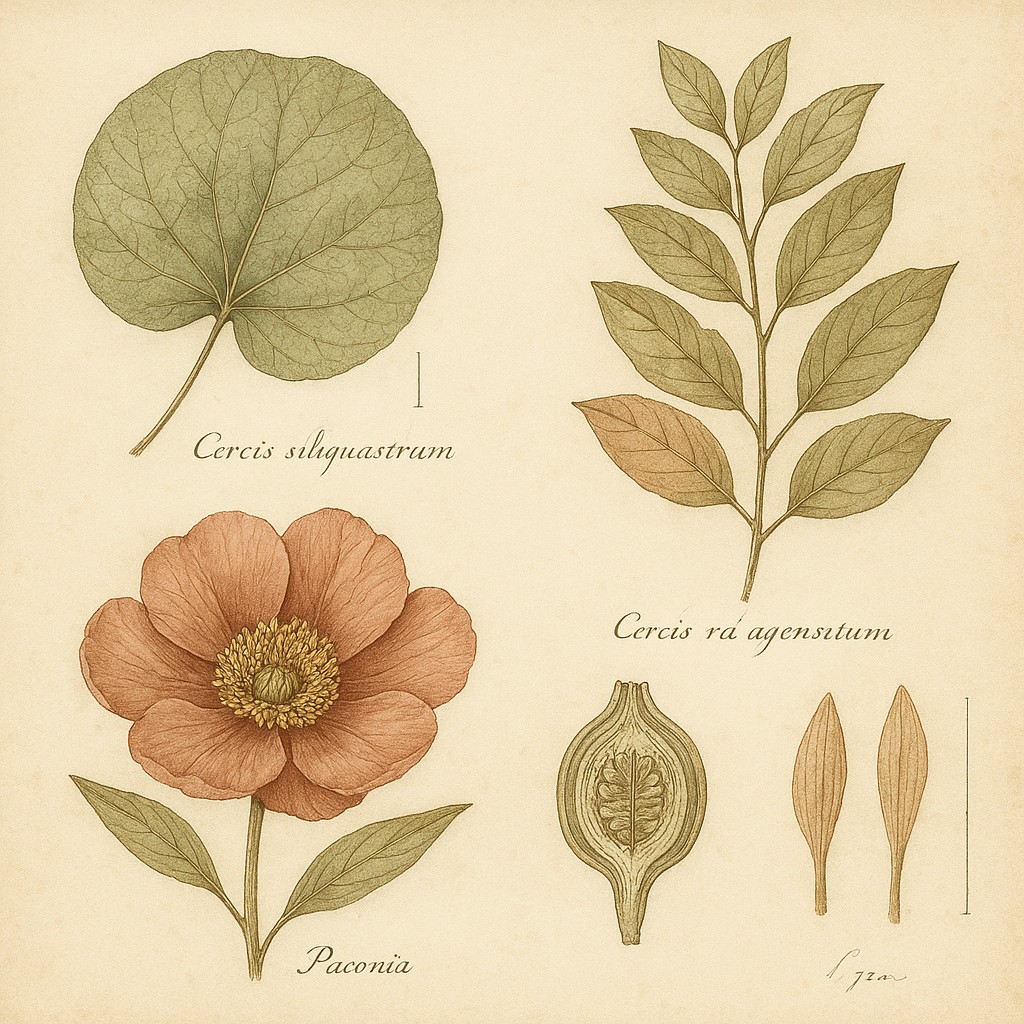 Botanical Nature Art Style Transfer Example