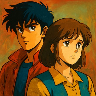 portrait of two people together