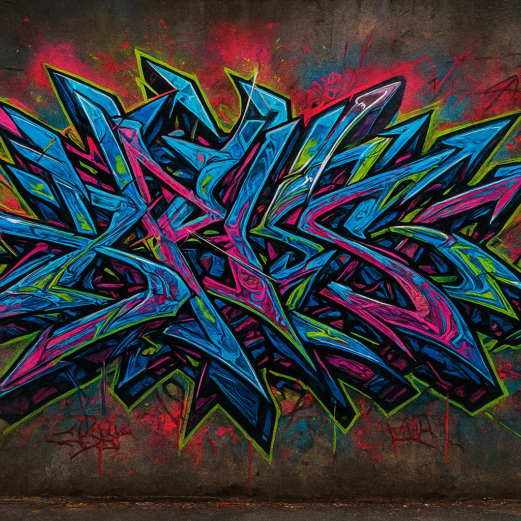 Wildstyle Graffiti Street Art Style Style Transfer Example