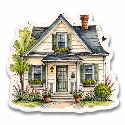 house with front view