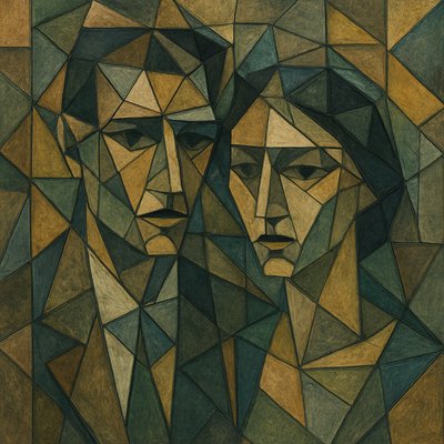 portrait of two people together