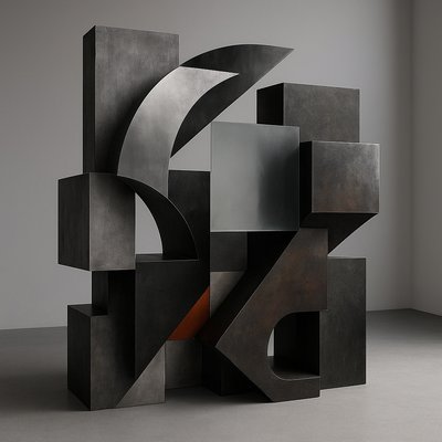 Modern Abstract Sculpture Art Style Style Transfer Example