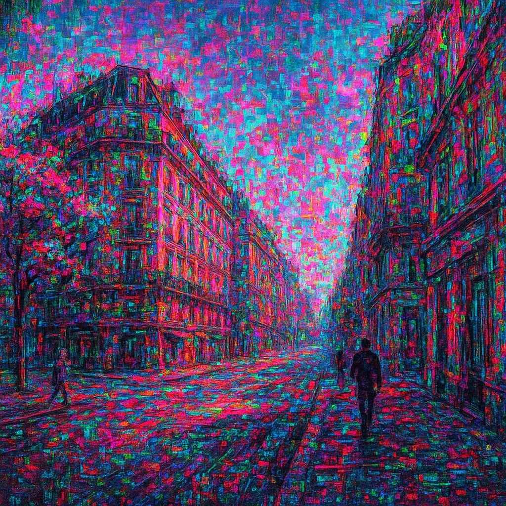 Glitch Garden Style Transfer Example