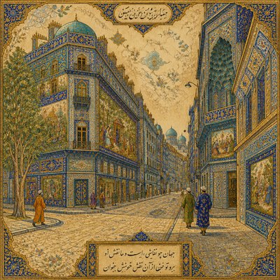 Isfahan Art Style Style Transfer Example