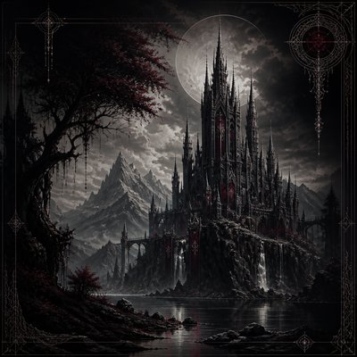 wide landscape with natural scenery — Modern Gothic Art