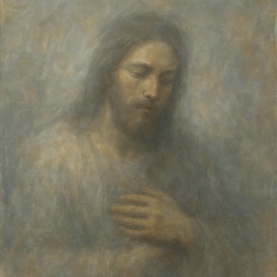 Gesture isn’t always movement — sometimes it’s the stillness that speaks. The warmth of peace, the weight of His hands, and the quiet breath of the Word alive within me.