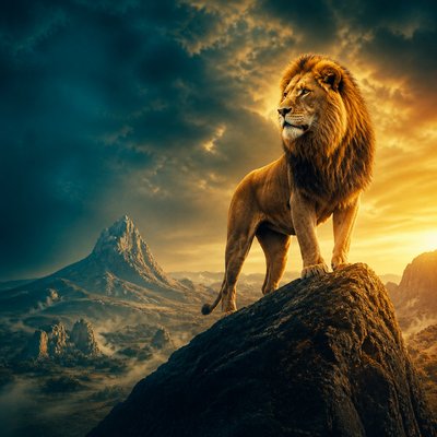 animal standing in natural pose — Movie Poster Design