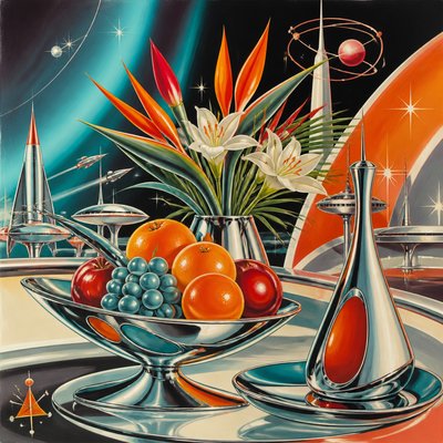 Retro Futurism Sci-Fi Art 3