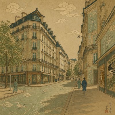 Seoul Art Style Style Transfer Example