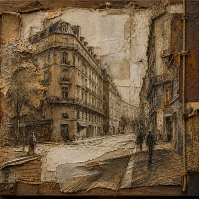 Arte Povera Art Style Style Transfer Example