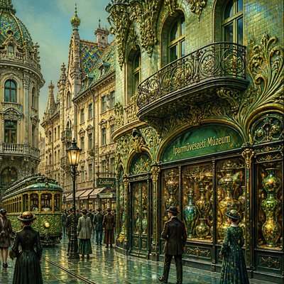 urban street with city activity