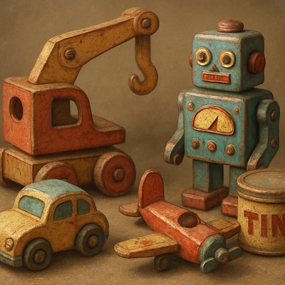 still life with everyday objects