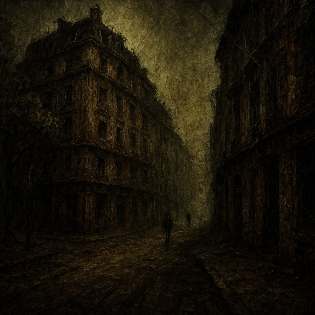 Creepy Abandoned Art Style Style Transfer Example