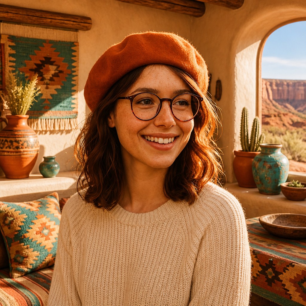 Southwestern Interior Design Style Transfer Example