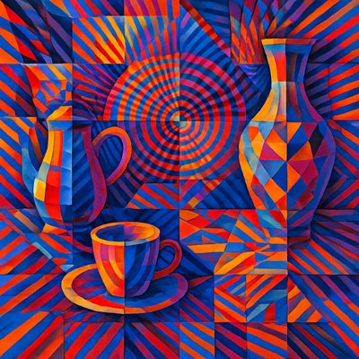 still life with everyday objects